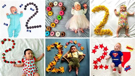 2 months baby photoshoot ideas at home|Creative Monthly Baby Photoshoot Ideas at Home.